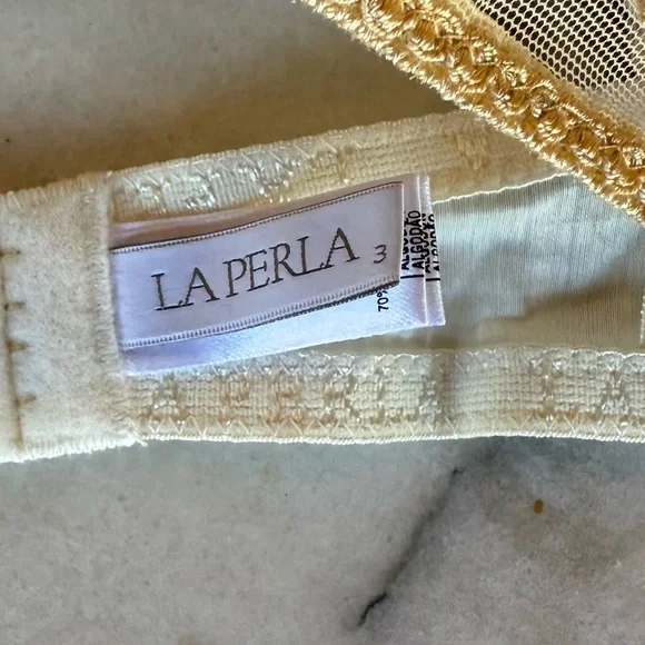 La PerlaElegant Cream Lace Bralette 36